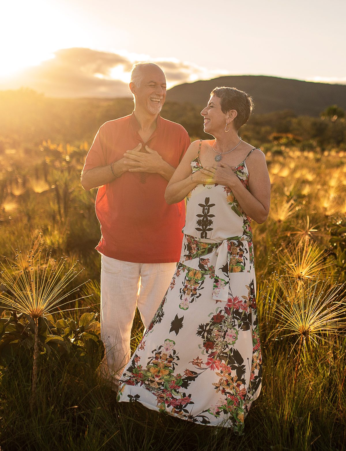 Edu Amaral e Cristiane Tavares, facilitadores do Retiro de Paz Alma Viva